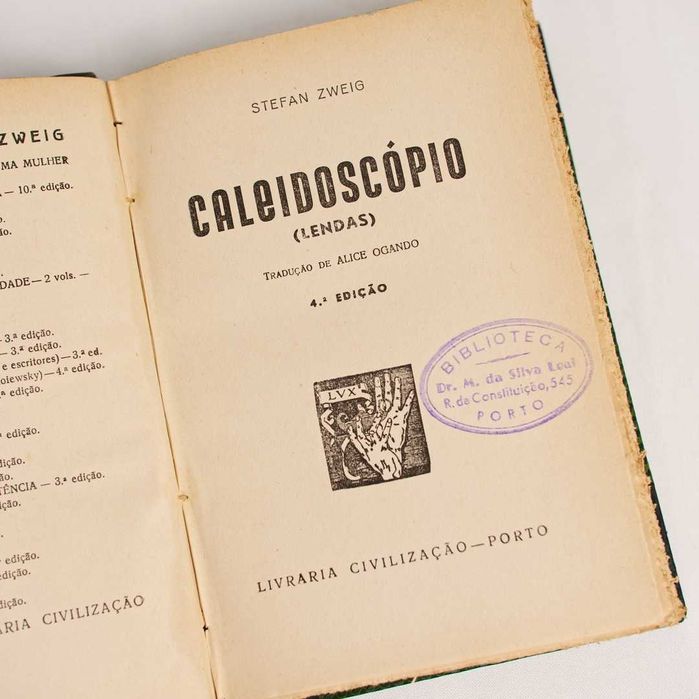 Livro “Caleidoscópio (Lendas)” - Stefan Zweig