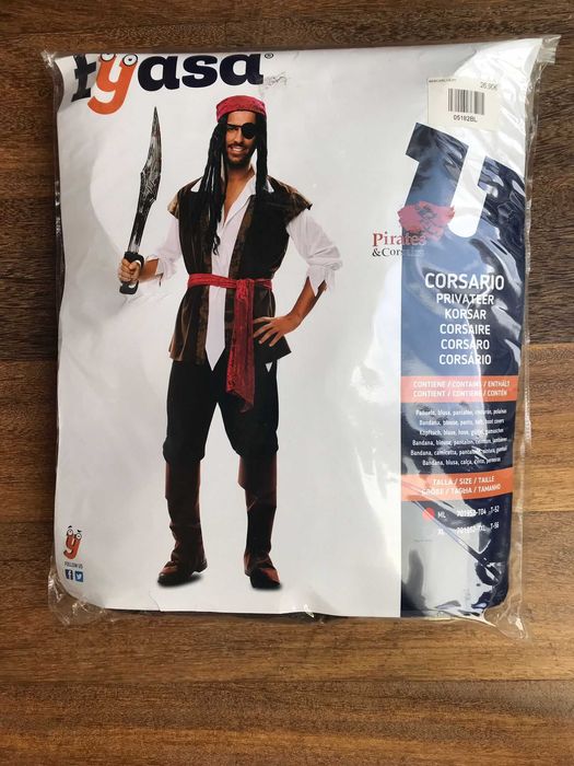 Fantasia de pirata - Homem/rapaz