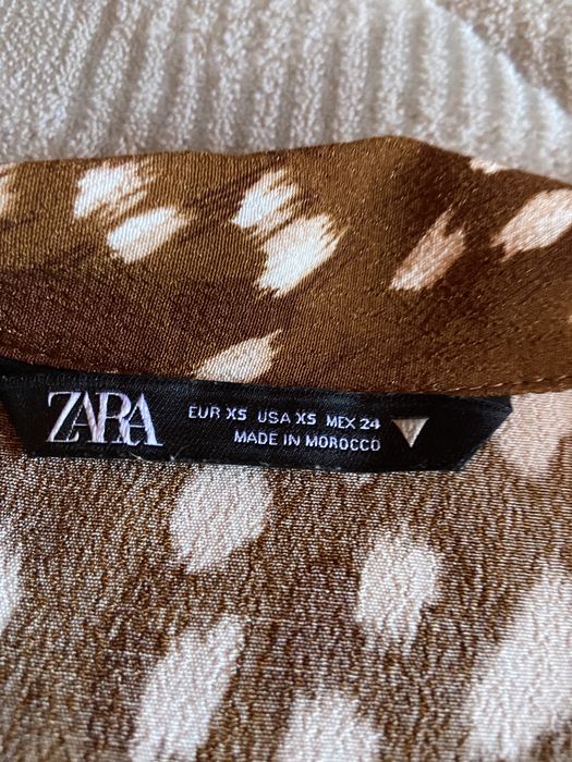 Top efeito camisa com padrão