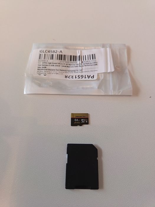 Karta Pamięci MicroSDXC 64GB Ultimate Pro V60 A1 z Adapterem SD Nowa