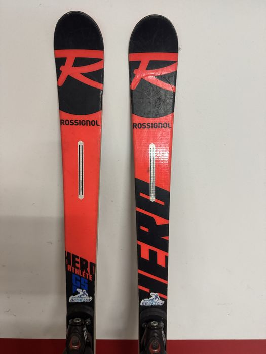 ROSSIGNOL ATHLETE GS PRO 144cm、143cm Juniorskie narty gigantowe Rossignol HERO ATHLETE GS OPEN z