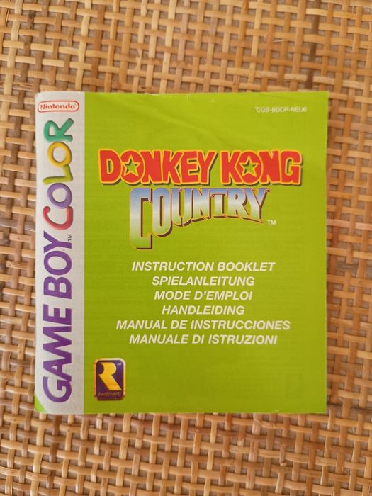 Donkey Kong Country com caixa (GameBoy Color)
