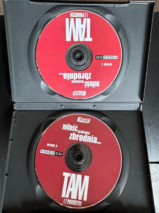 Polski film "Tam i z powrotem " Video CD dwie płyty