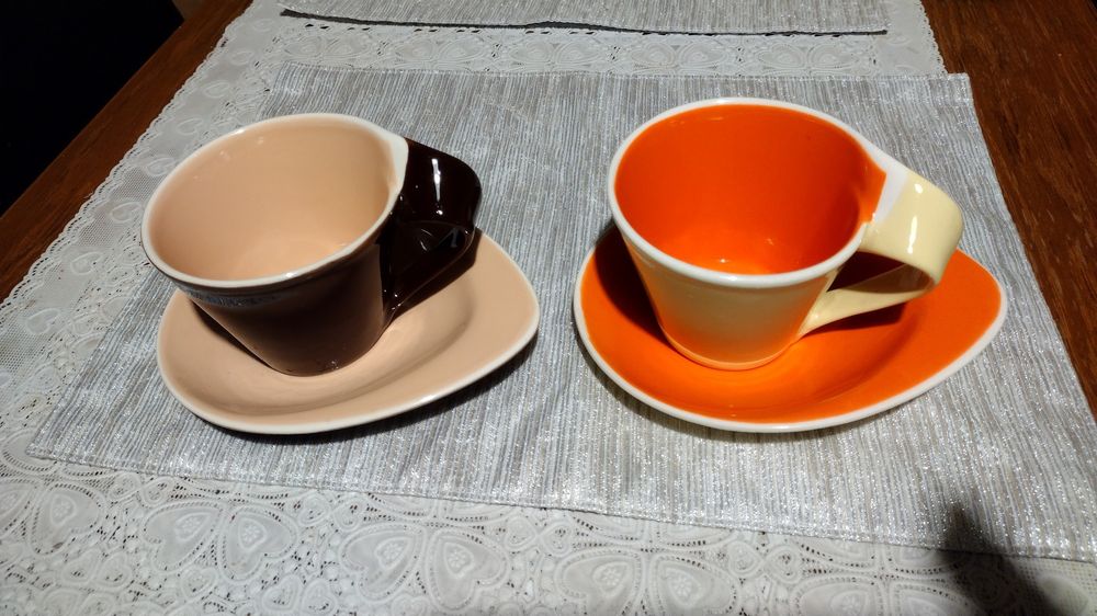 Dwie ozdobne filiżanki 300 ml