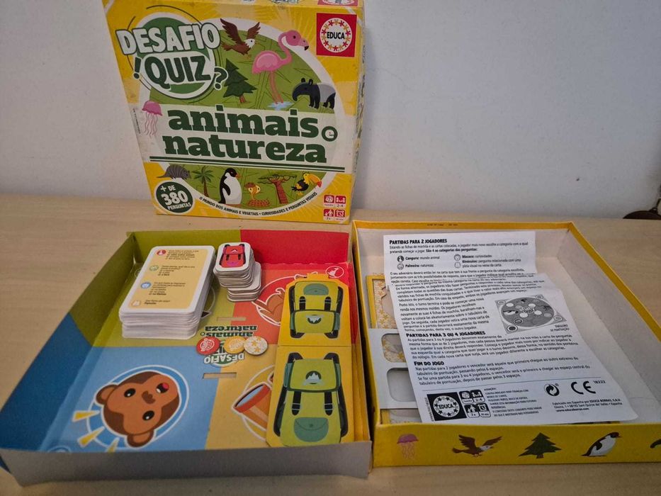 Jogo quiz animais