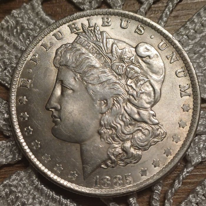 Dolar 1885 srebro  stan bardzo dobry