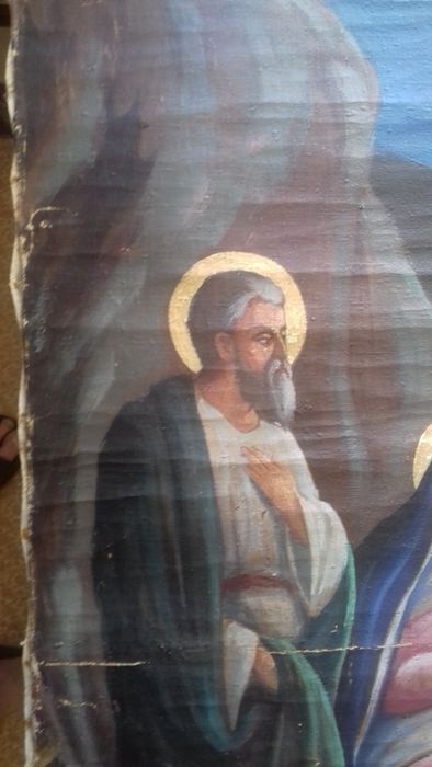 стара икона.холст.масло