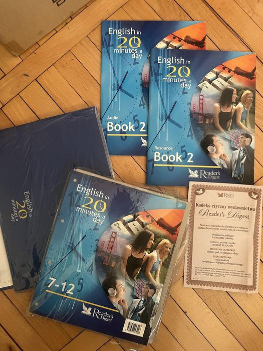 English in 20 minutes a day – poręczny kurs z płytami CD stan idealny