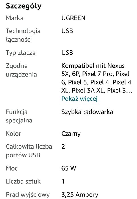 ‼️Ugreen PD Fast Charger 66w‼️