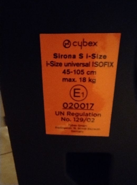 Fotelik Cybex sirona s i-size