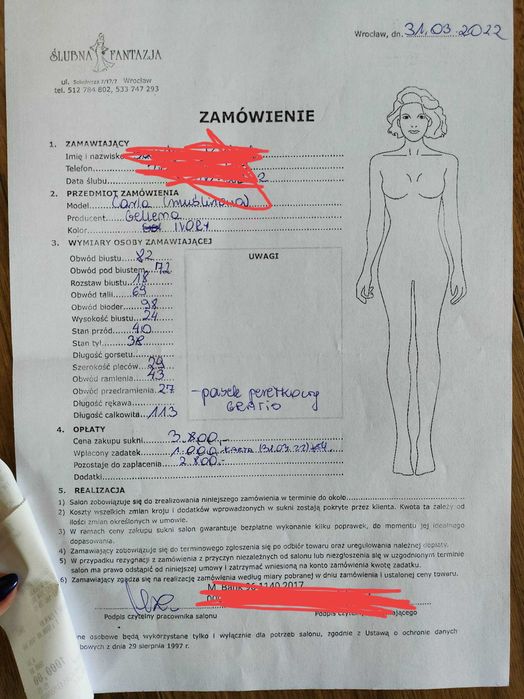 Suknia ślubna muślinowa S/M