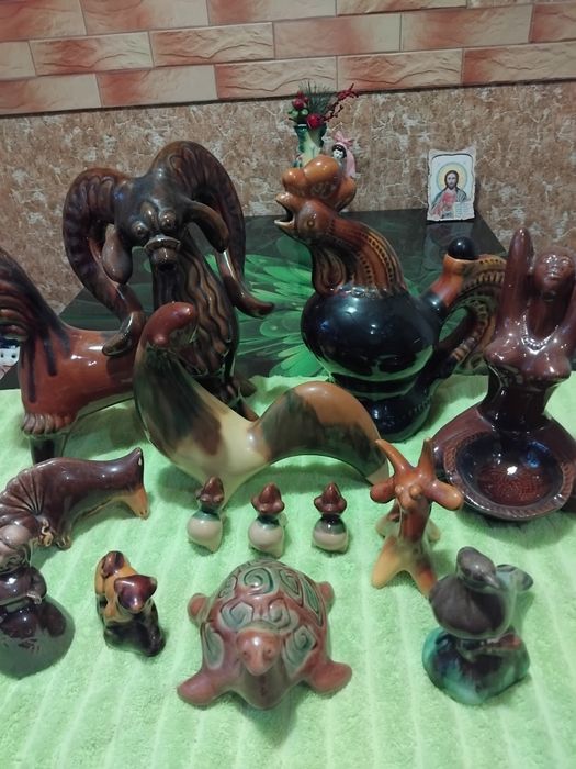 Майолика, обливная керамика, фарфор, времена СССР.