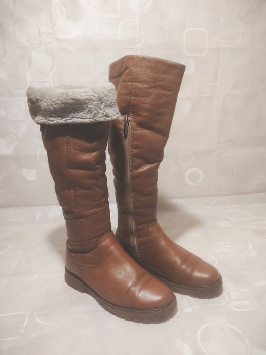 Продам чоботи шкіряні