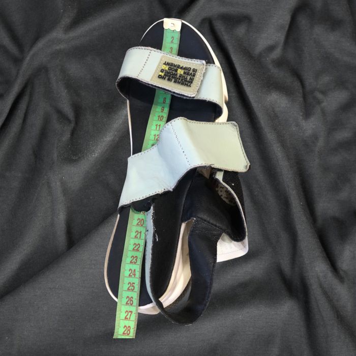 Кожаные босоножки Leoni Оливковые Натуральная кожа Идеал