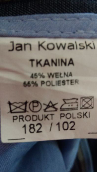 Garnitur męski 182/102