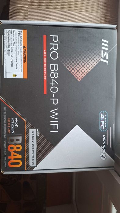 Материнська плата MSI B840 pro wifi