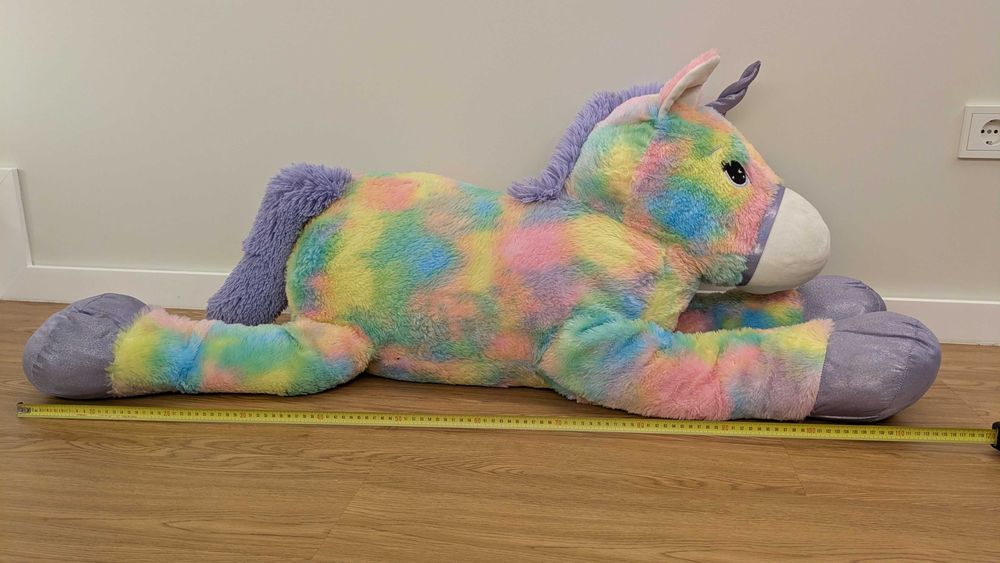 Peluche XL Unicórnio Colorido