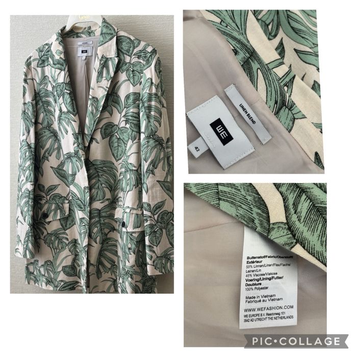 Льняний подовжений піджак жіночий