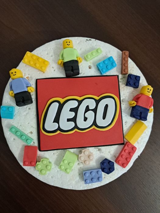 Zestaw Lego z masy cukrowej