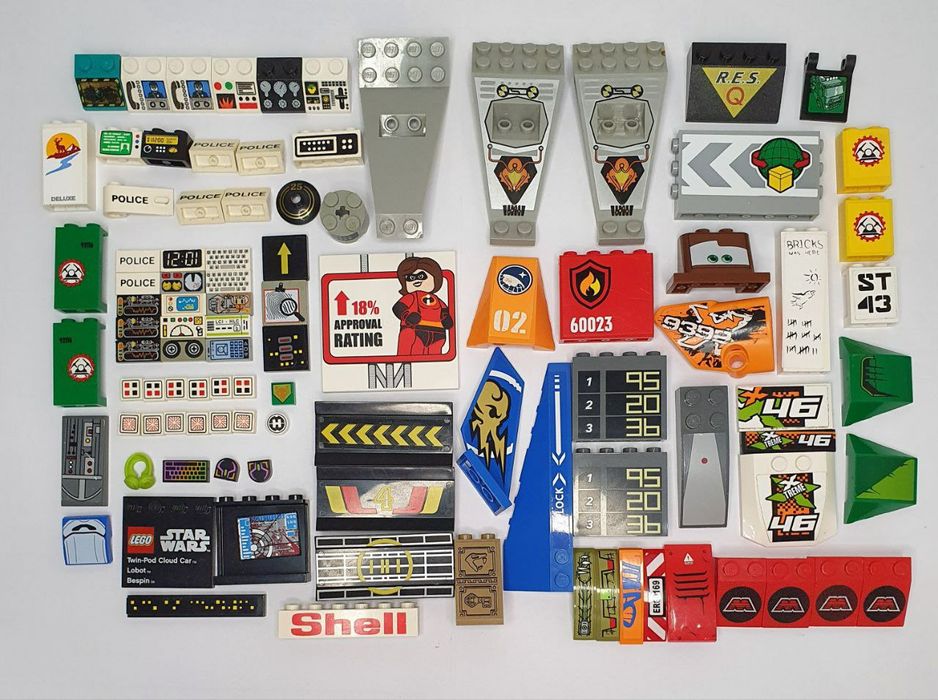 Lego 90-х аксессуары и детали минифигурок