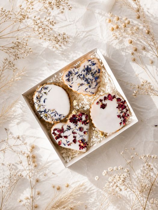 Box prezentowy ciastek kwiatowych Dzień Matki i inne okazję  !