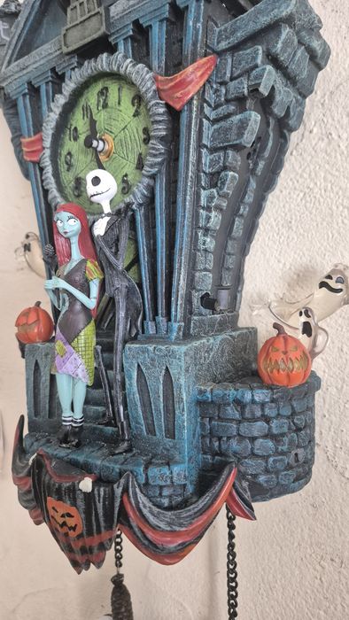 Zegar ścienny Halloween Tim Burton gnijaca panna młoda