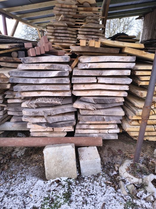 Deski, brusy, bale, monolity orzech, jesion, dąb, czereśnia, akacja