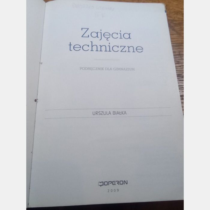 Zajęcia techniczne. Podręcznik. Urszula Białka