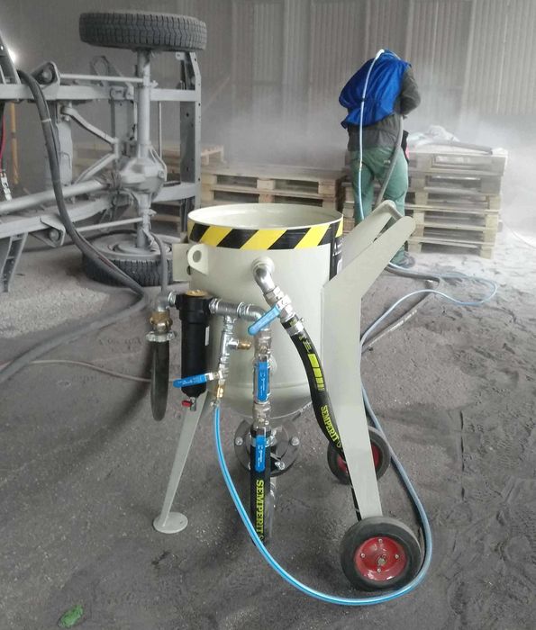 Hełm do piaskowania Panoramiczny Res4 + 5 folii Gratis NOWY