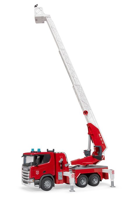 Пожежна Bruder машинка Scania Super 560R зі світлом, звуком, 03591