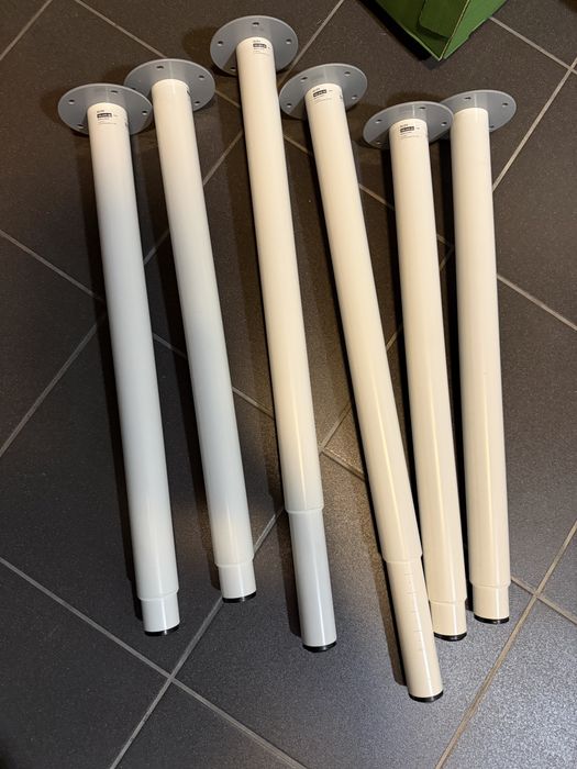 Nogi regulowane ikea olov do biurka, blatu