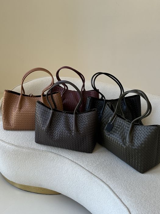 Стильний шкіряний шопер