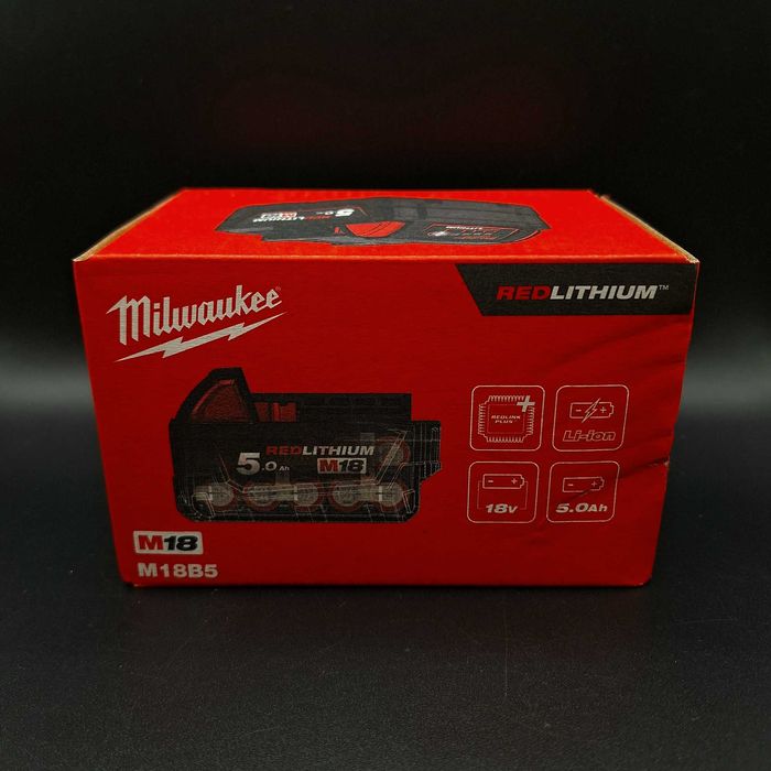 Nowy! Akumulator Milwaukee 5.0Ah M18B5 - SPOKO LOMBARD BEŁCHATÓW - skup narzędzi