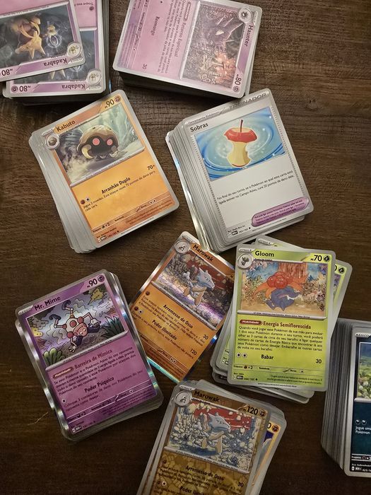 Lote 70 cartas Pokémon