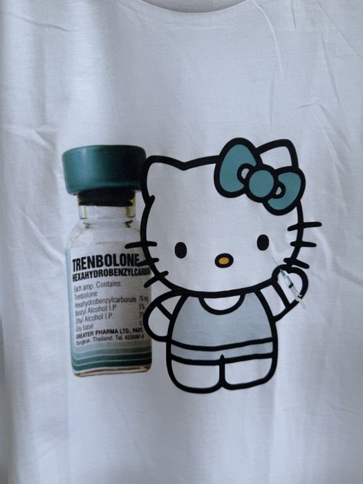Koszulka Hello Kitty Trenbolone Gym Custom H&M