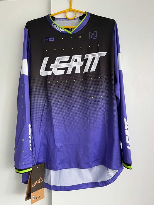 Strój LEATT 4.5 Moto Lite MX (Purple Black)(cross,quad,enduro,mtb)