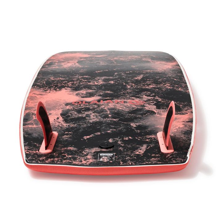Prancha de Surf de Espuma 900 5'4". Vendida com 2 quilhas