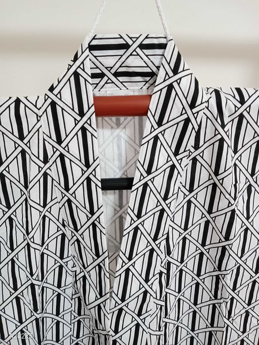 Japonskie kimono do spania nocne nemaki yukata hotelowa bawelna, nowe