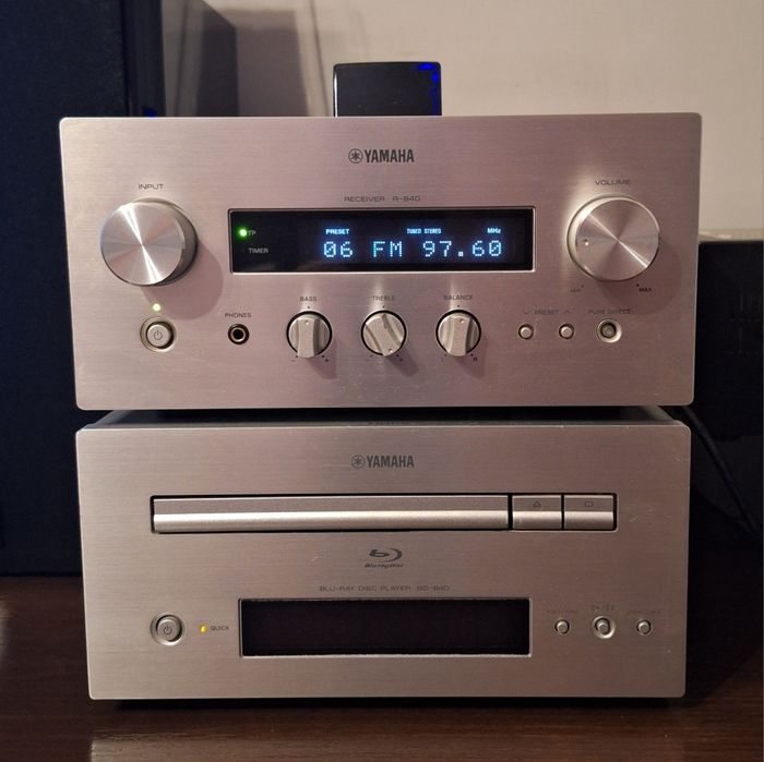 Wieża Yamaha MCR-940 Blue-ray BD-940, Bluetooth, DVD. R-840