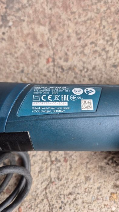 Bosch gws 7 125 szlifierka