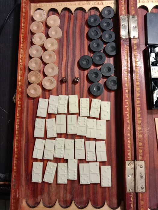 Нарды. Домино. Набор игр. СССР.