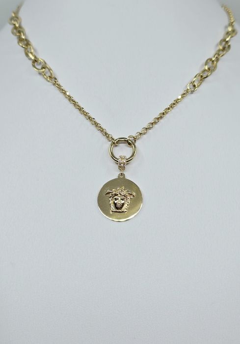 Złoty naszyjnik łańcuszek próba 585 14k