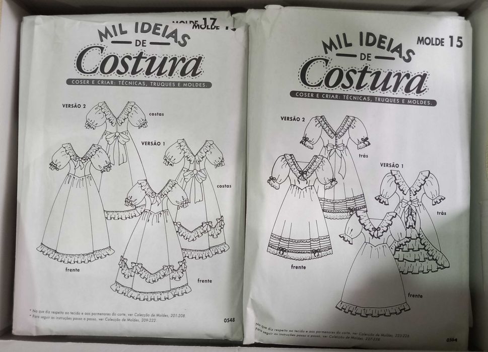 Coleção completa de costura