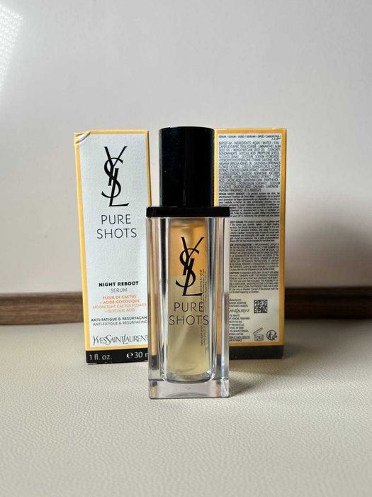 Нічна сироватка Yves Saint Laurent Pure Shots Night Reboot Resurfacing