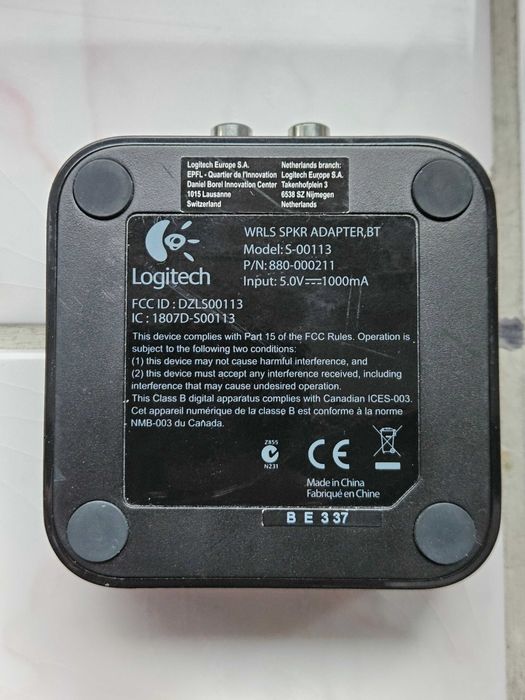 Adapter Bluetooth Logitech Wireless Speaker 2xCinch 1x Jack