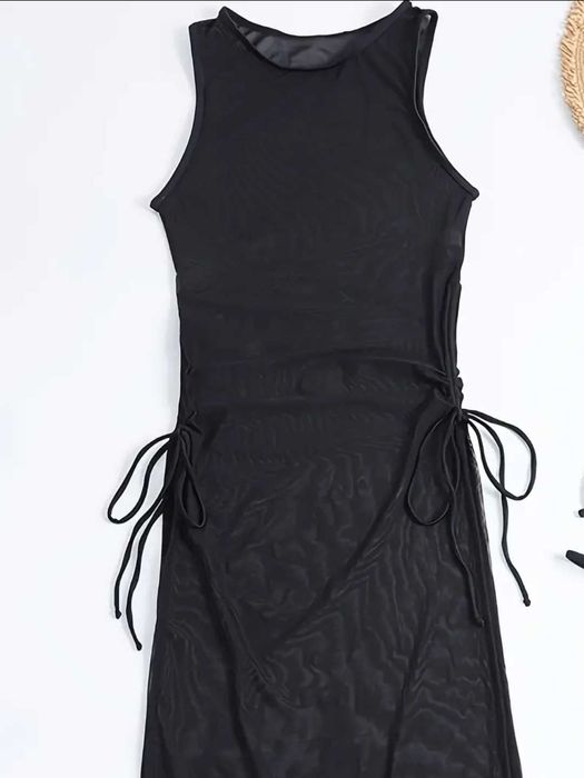 Пляжна шифонова сукня