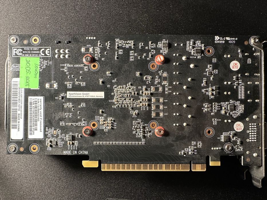 Palit GeForce GTX 1050 Ti 4GB (Dual Fan)