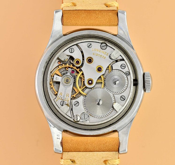 Zegarek vintage LONGINES Sei Tacche - Mechaniczny - Stal 36mm - 1950'