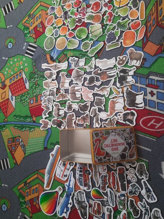 Забронировано.Магнитные карточки,4 набора, магниты детские.