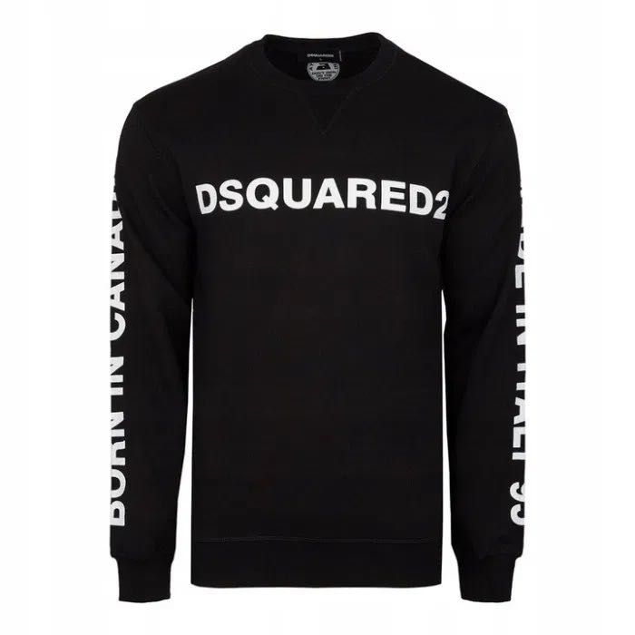 Nowa oryginalna bluza DSQUARED2 Arm Logo Sweatshirt Black